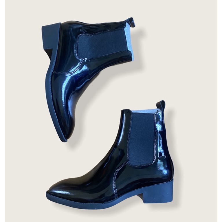 4cm Heels Chelsea Boots da bóng | WebRaoVat - webraovat.net.vn