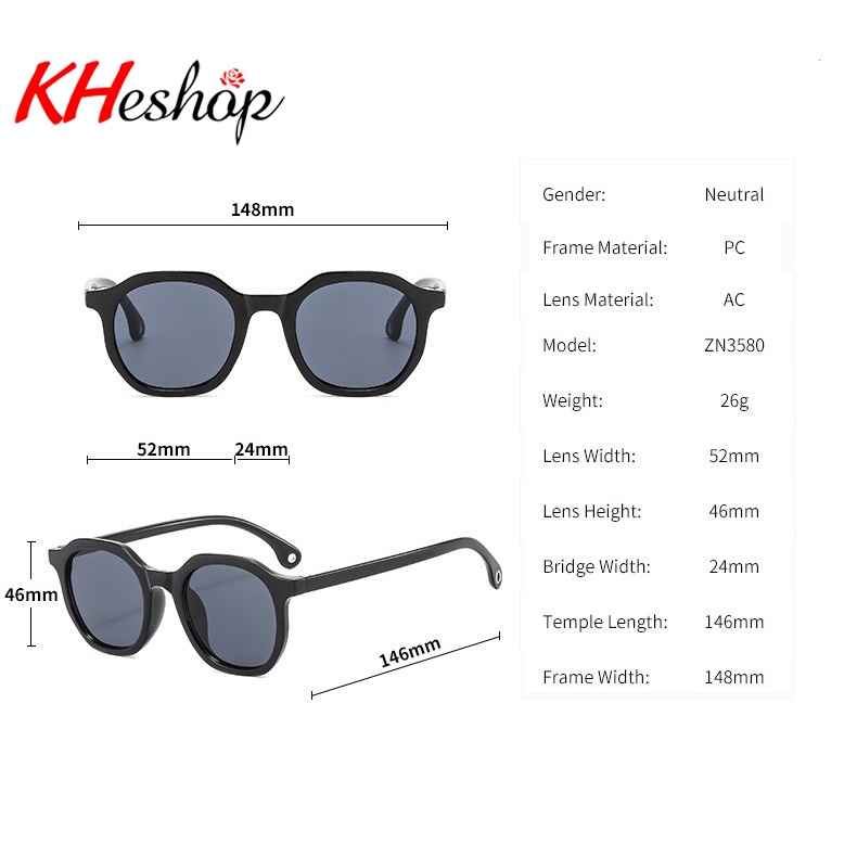 Kính râm Hình lục giác siêu hót, chụp ảnh nam nữ mã Y3580