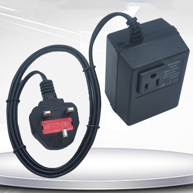✤✹■Thiết Bị Chuyển Đổi Điện Áp 200W Từ 220V Sang 110V AC Du Lịch