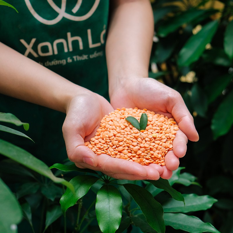 Đậu lăng đỏ không biến đổi gen La'zen nhập khẩu Mỹ cho bé ăn dặm, nấu cháo, ăn kiêng