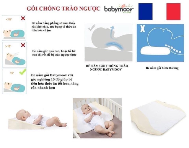 GỐI CHỐNG TRÀO NGƯỢC BABYMOOV