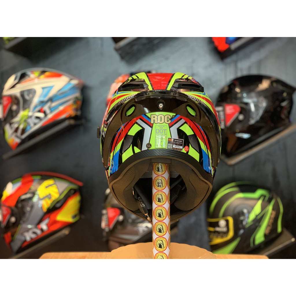 Mũ bảo hiểm fullface ROC 03 tem v7