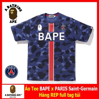 Lịch Sử Giá Áo Thun Bape X Psg , Tee Bape X Paris Chuẩn R.E.P Full Tag Túi  Cập Nhật 5/2023 - Beecost