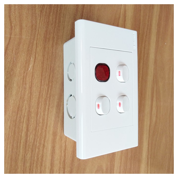 Công tắc - Đèn báo Vanlock SINO Dòng S18 Chính hãng