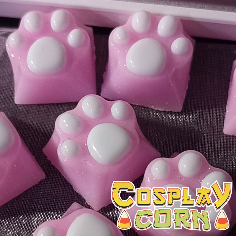 Keycap chân mèo cute trang trí bàn phím cơ, keycap custom chân mèo theo yêu cầu