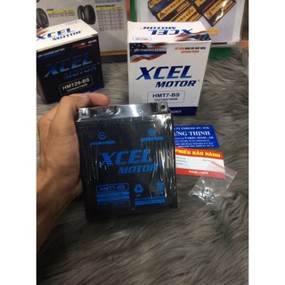 Bình Điện 12V7Ah Xcel Thương Hiệu Mỹ ( Sh Ý , Lead 110 )