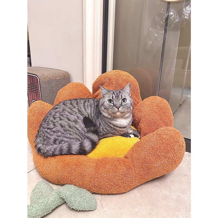 Ổ đệm cho chó mèo hình bông hoa size lớn