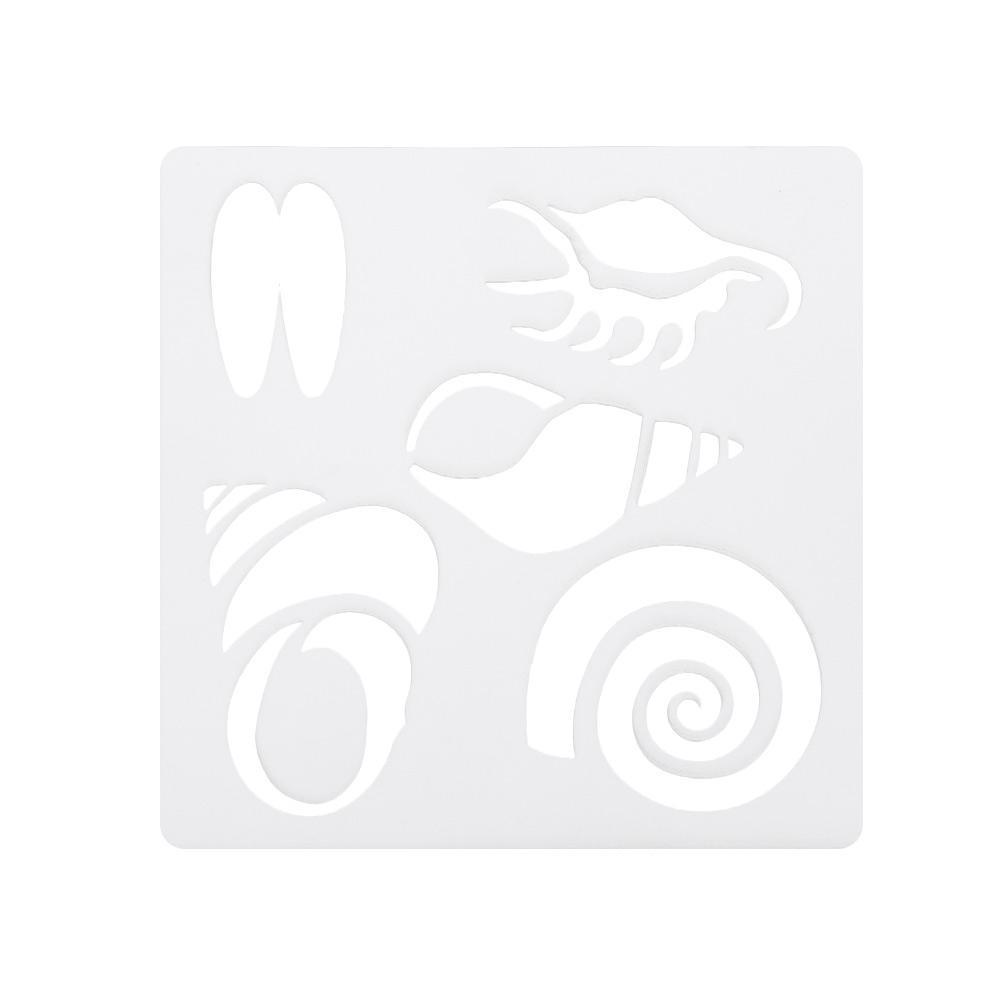 CHOOKEY Bộ 16 Khuôn Tô Màu Hình Động Vật Biển