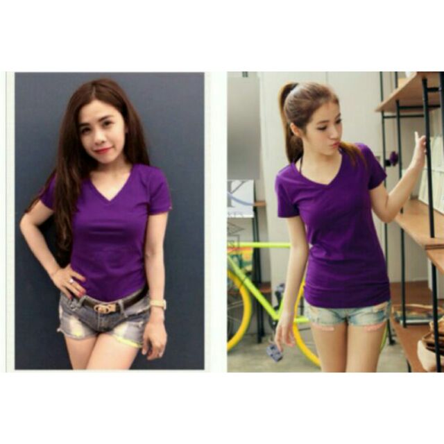 Áo thun trơn cotton co giãn 4 chiều