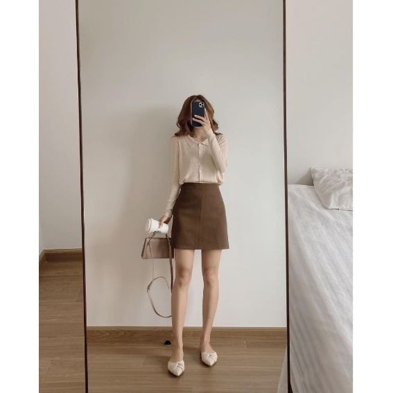 [GIÁ MỀM NHƯ BÚN]Chân váy chữ A ngắn, cạp cap có quần lót, chân váy ngắn nữ 2021 | BigBuy360 - bigbuy360.vn
