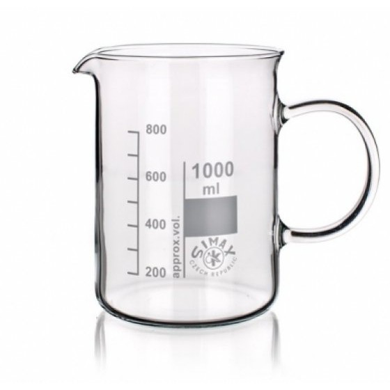 Cốc thủy tinh có quai 1000ml