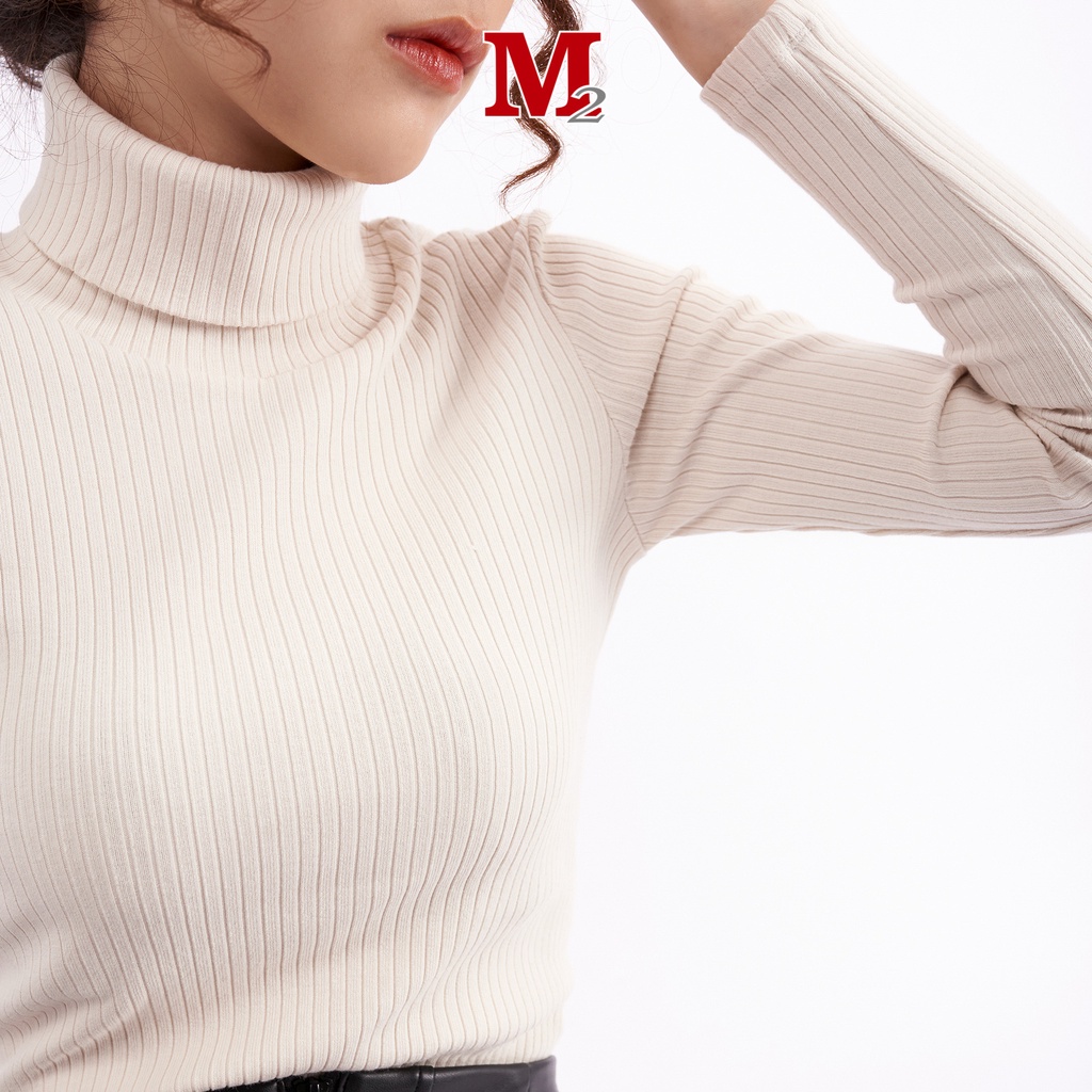 Áo len nữ dài tay cổ lọ K0030534 Thời trang M2 | BigBuy360 - bigbuy360.vn