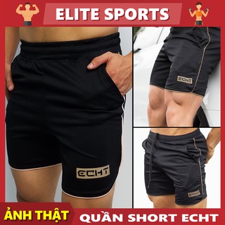 Quần short tập gym ECHT- Quần đùi thể thao nam cao cấp s2020
