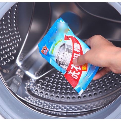 Bột vệ sinh máy giặt diệt khuẩn khử mùi an toàn cho gia đình - Bột Tẩy Lồng Giặt 100gr Tiện Lợi