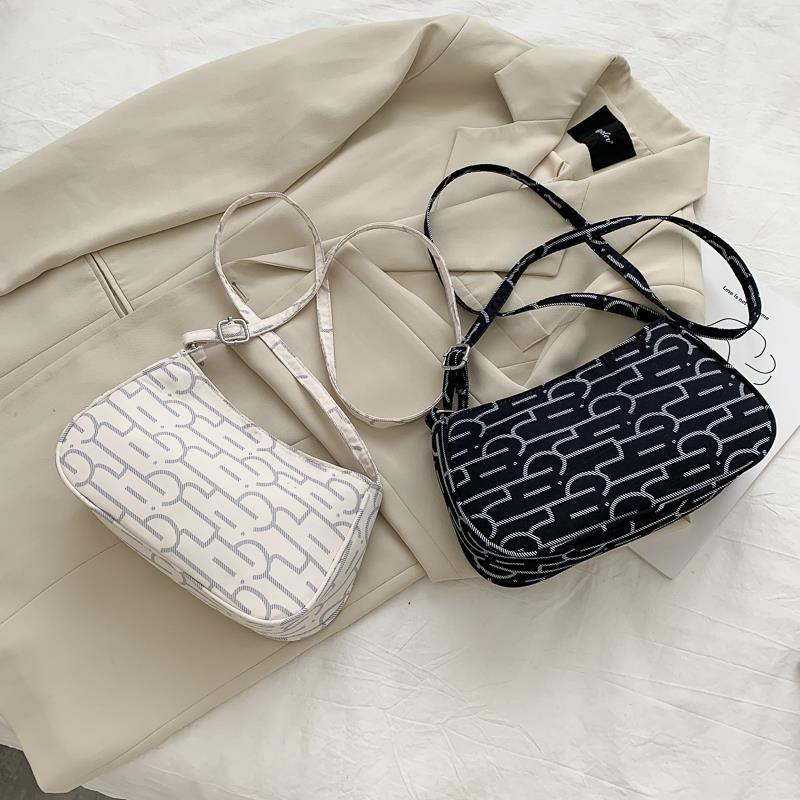 Túi Xách JASMIN NOIR Đeo Vai Họa Tiết In Ấn Dành Cho Nữ
