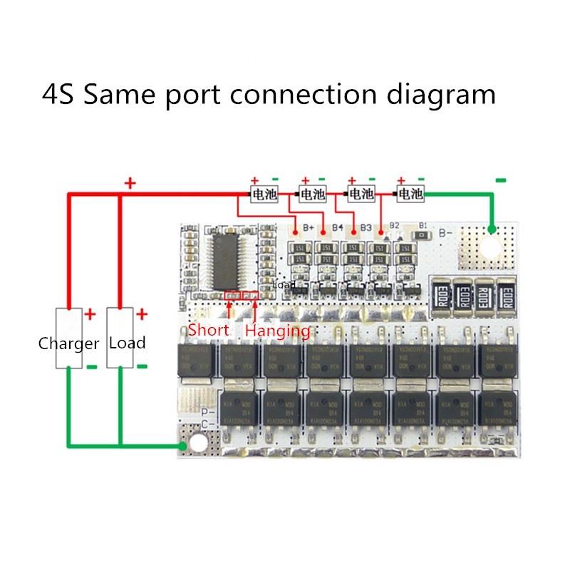 3S 4S 5S 12V BMS Pin Lithium 100A Polymer LifePo4 Bảng bảo vệ pin Lithium Sắt Phosphate với Cân bằng