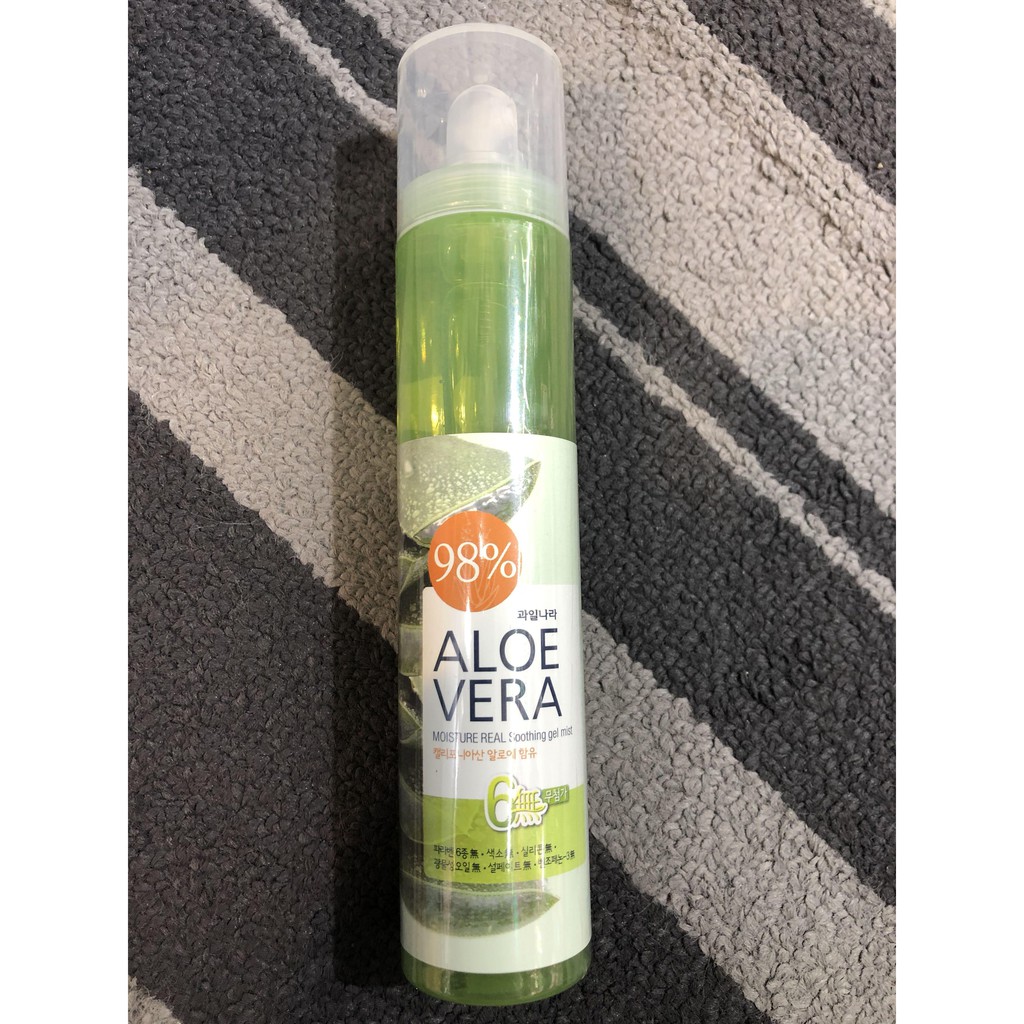 Xịt khoáng Aloe Vera WELCOS hàn quốc chiết xuất từ lô hội cung cấp dưỡng chất nuôi da, ngừa thâm mụn CD07 | BigBuy360 - bigbuy360.vn
