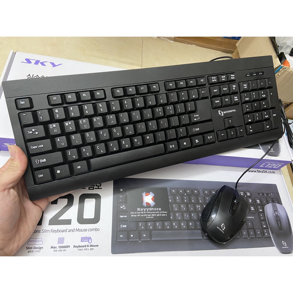 ❤KeyyStore❤ Bàn phím chuột ZE-940 , Sky L120 , G21B Siêu Bền Mới Nhất 2022 chuyên dành cho dân văn phòng, bh 12 tháng