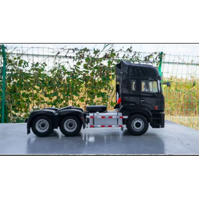 Xe mô hình đầu kéo container JAC A5 hợp kim 1:24