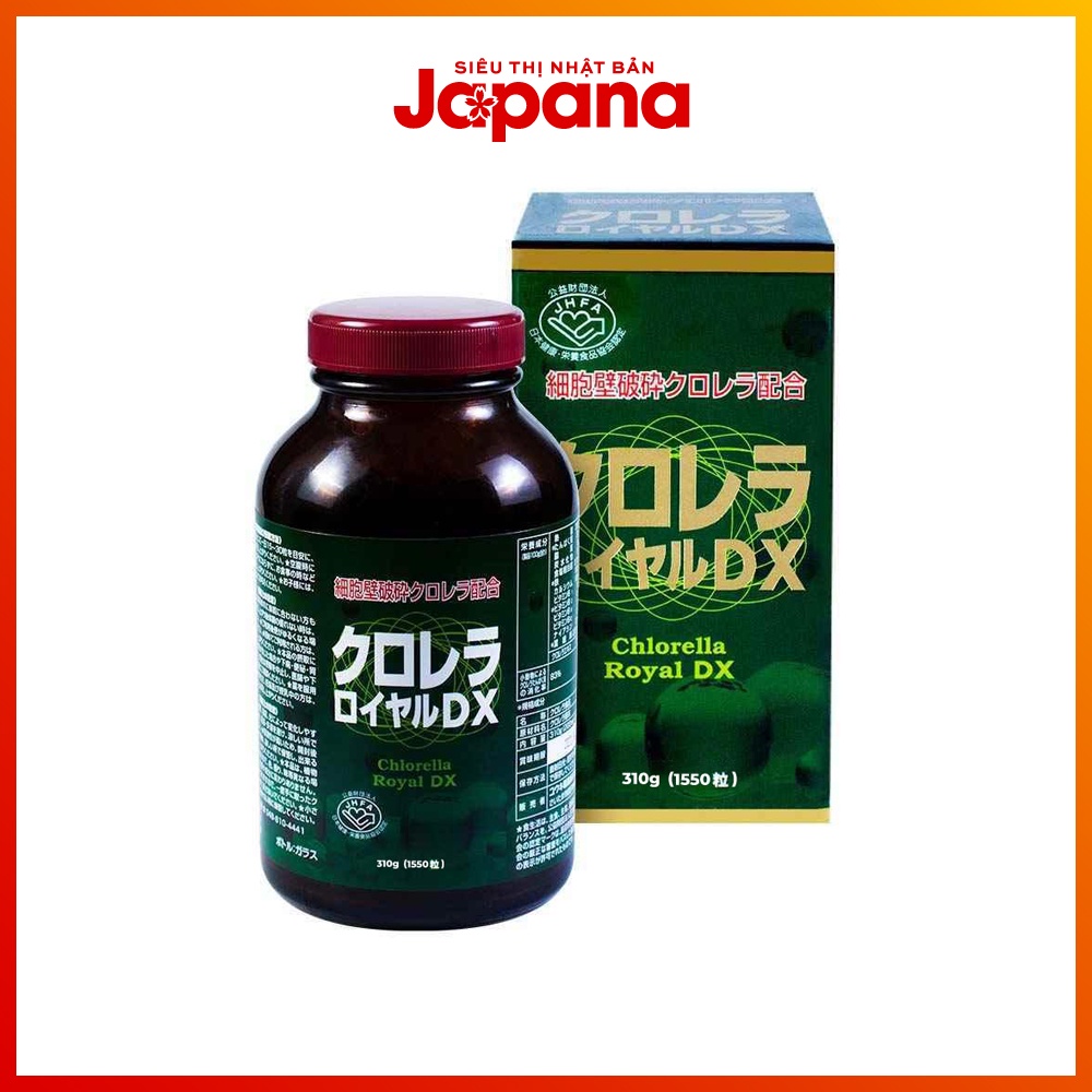 Tảo Lục Hoàng Gia Chlorella Royal DX 1550 viên (Nội Địa)