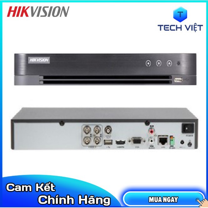 [HÀNG CHÍNH HÃNG] Đầu ghi 4 kênh Hikvision DS 7204 HQHI-K1