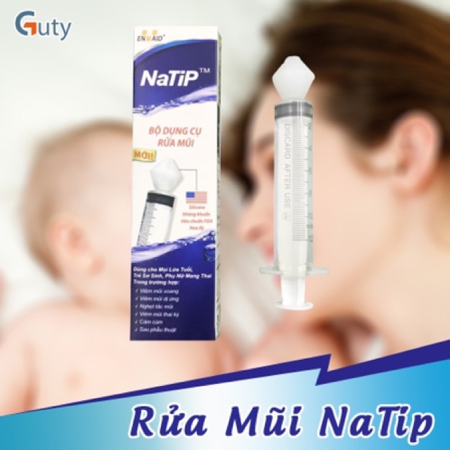 [CHÍNH HÃNG ] BỘ DỤNG CỤ RỬA MŨI CHO BÉ NaTip