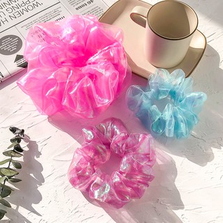 Dây buộc tóc phối lưới sáng bóng