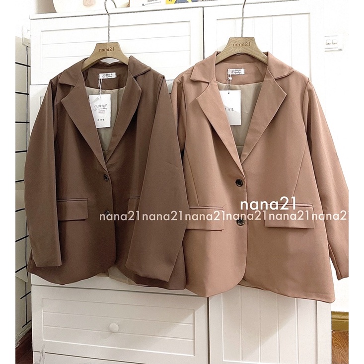 Áo blazer/ áo vest trơn hai lớp hàn quốc Nana21/Nanastore21