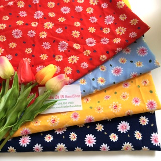 V140🌸 vải lụa hoạ tiết nhật bản may đồ cho trẻ em, doll, obitsu, diy, decor, handmade, quilting, scrunchies....
