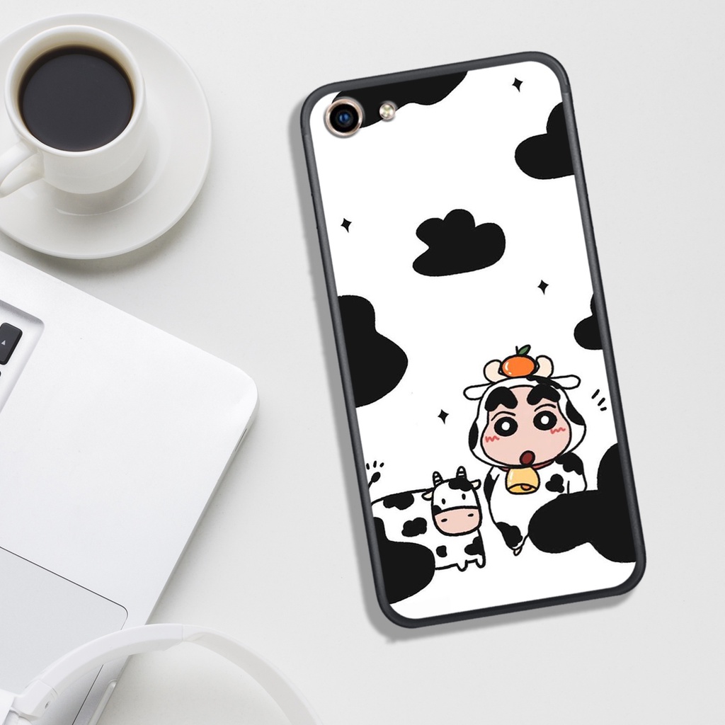 ỐP LƯNG VIVO Y53/Y55/Y66/Y67/Y81/Y83, IN HÌNH BÒ SỮA SIÊU SIÊU ĐÁNG YÊU