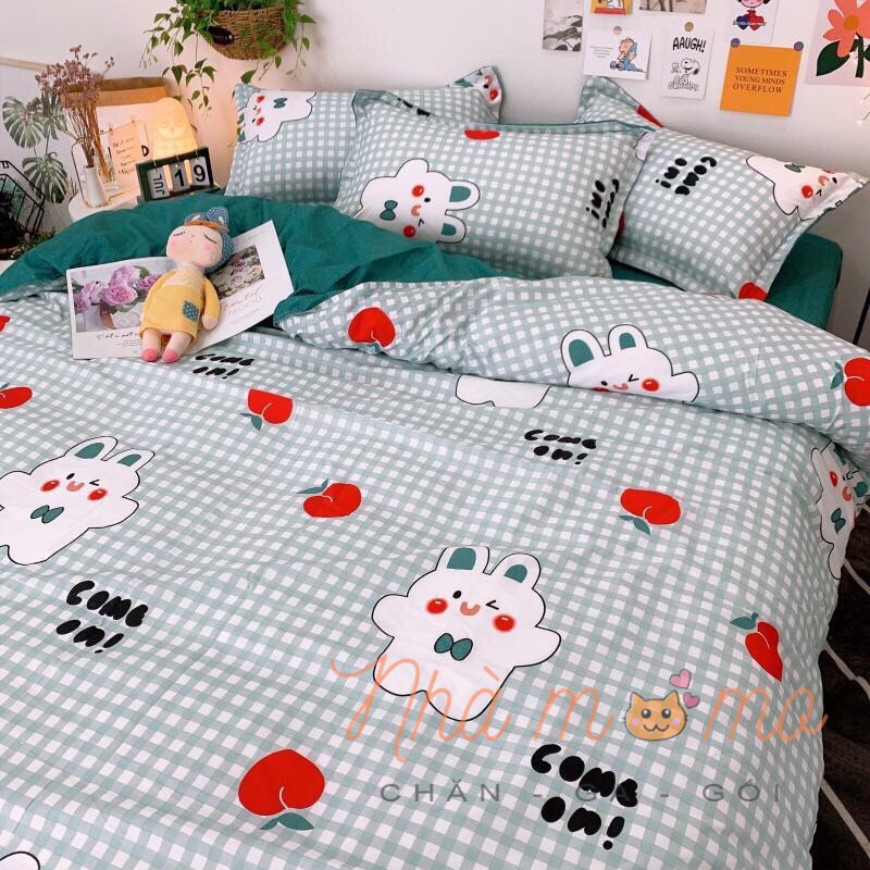 [HÀNG NHẬP KHẨU - NỆM CAO DƯỚI 23CM] Bộ Chăn Ga Gối Cotton Poly Cao Cấp HOT TREND 2020 (chat chon mẫu) | BigBuy360 - bigbuy360.vn