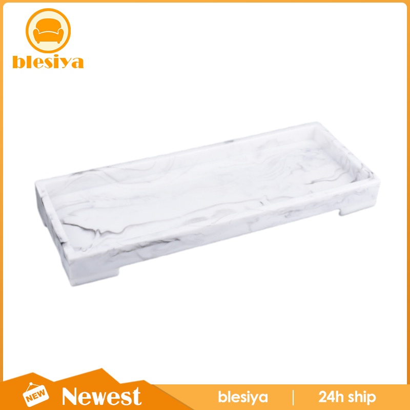 Marble Vanity Tray Rectangle Storage Tray for Wedding Party Home Hotel