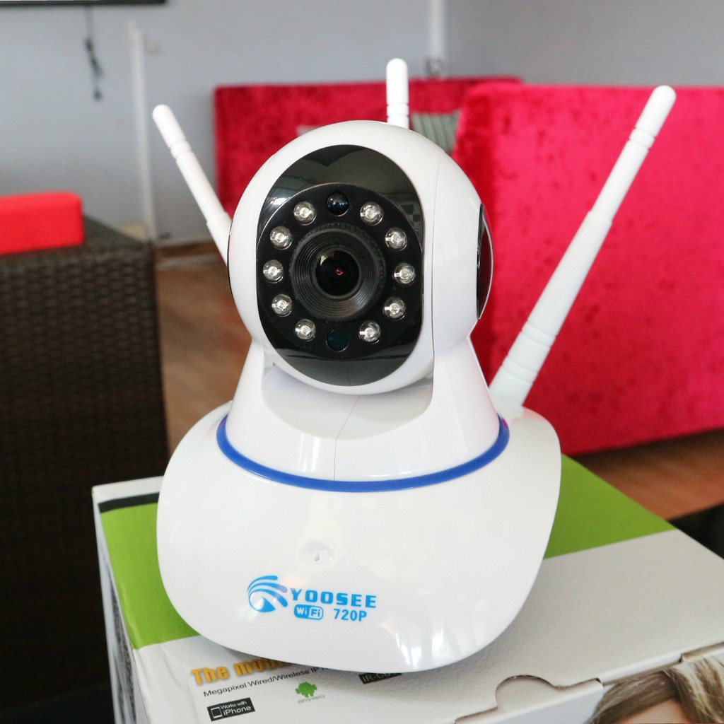Camera WIFI Yoosee HD720P 3 Anten 720HD Siêu Nét 2019 | BigBuy360 - bigbuy360.vn