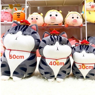 Gấu bông mèo hoàng thượng dáng ngồi đủ kích thước lớn nhỏ