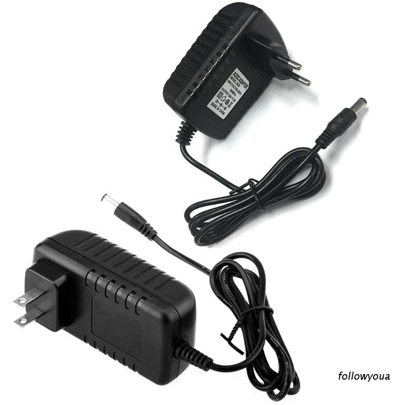 For DC 24V 2A Power Supply Adapter Charger 36W US/EU Plug AC 100-240V for UV LED