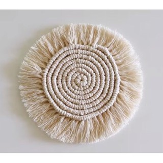 Đế lót ly Macrame tròn HANDMADE CÓ SẴN