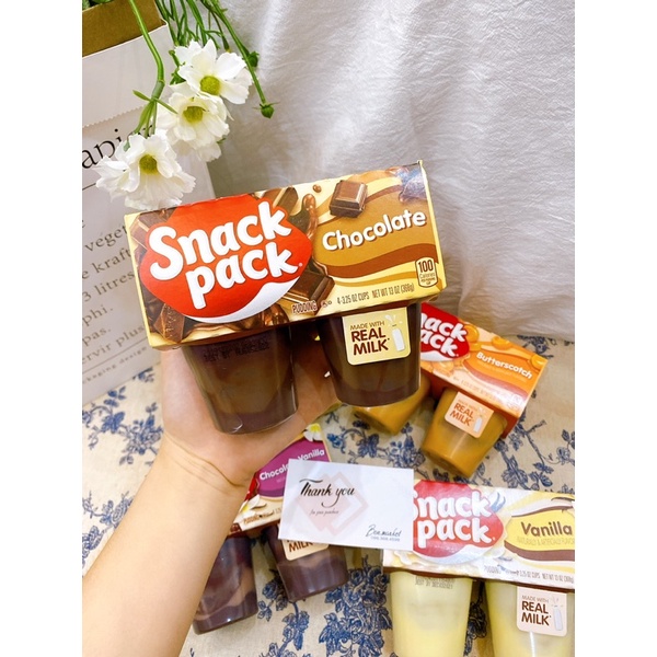 [ date 6/10-2022 ] Snackpack pudding sữa cho bé từ 10 tháng