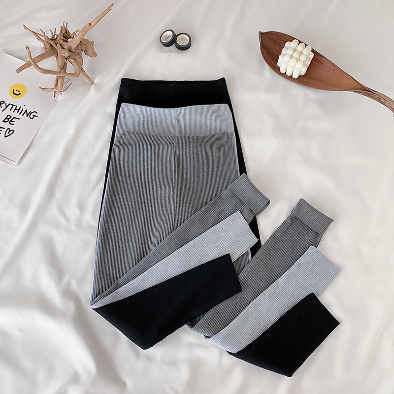 Quần Legging nữ BIGSIZE 45-100kg cạp cao dáng Ôm co giãn Thêu Chữ Chất Liệu Cotton mùa thu đông - quảng châu cao cấp | BigBuy360 - bigbuy360.vn