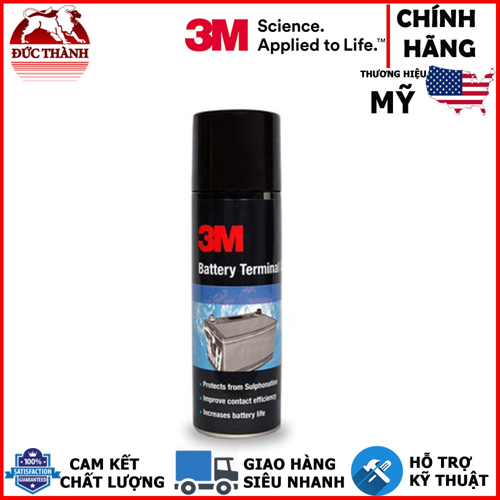 Chai xịt phủ bảo vệ và tránh ăn mòn cọc bình ắc quy 3M Battery Terminal Coat (250 ml) ducthanhauto