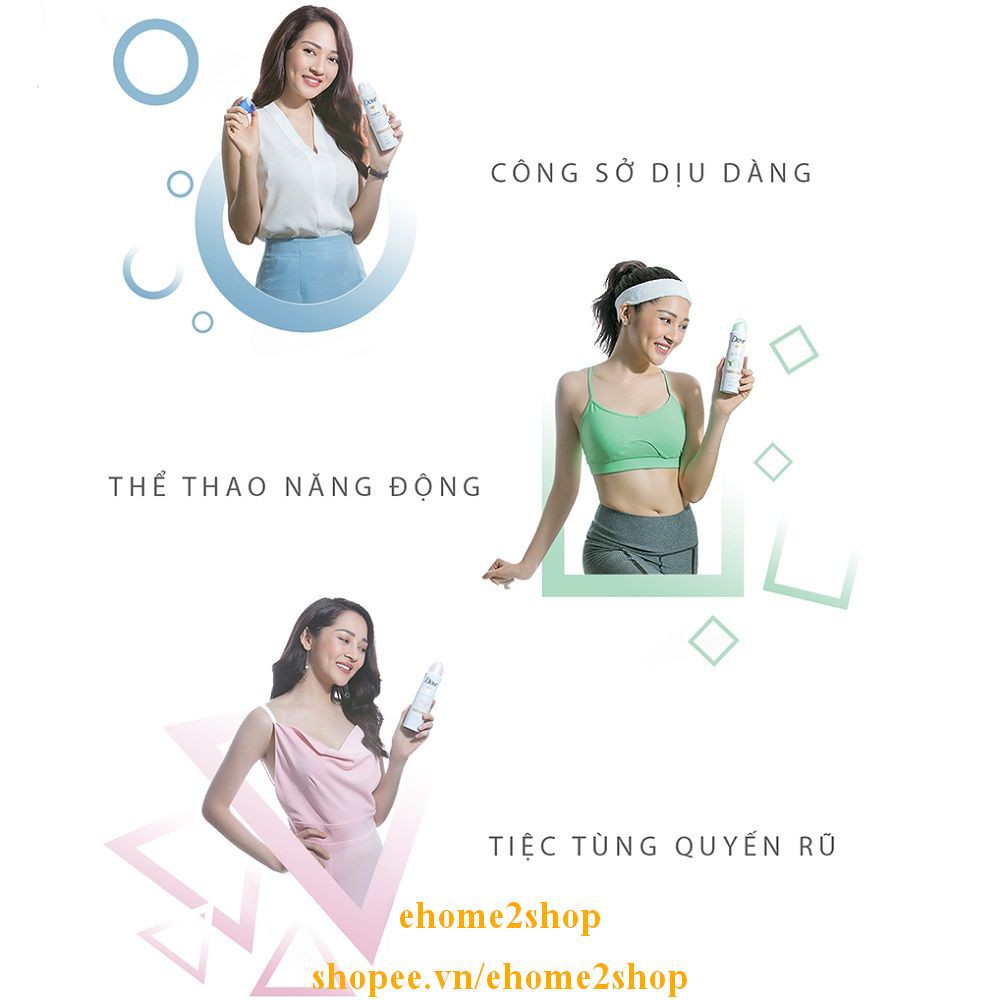 Xịt Khử Mùi Nữ 150Ml Dove Go Fresh Chanh, shopee.vn/ehome2shop.