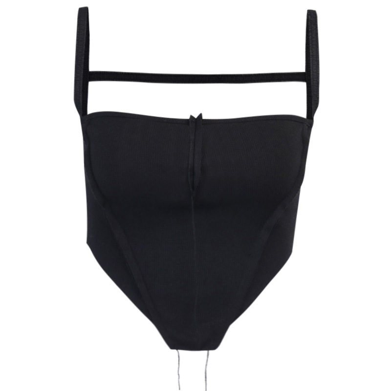 Áo tanktop màu trơn thiết kế trễ vai quyến rũ dành cho nữ