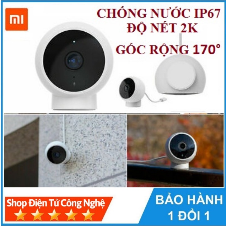 Camera ip wifi Xiaomi 2K 2560x1440- chống nước IP67