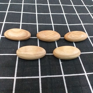 Bộ 5 Chiếc Gác đũa gỗ TẦN BÌ/ GÕ ĐỎ/ TRẮC hình quả bàng 4cm - Tiện dụng và sang trọng trên bàn ăn