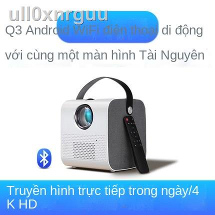 ◙ ☄ HOT- Máy chiếu Q3 mới 4k mini HD 1080 nhỏ di động ban ngày wifi không dây Xiaomi Rạp hát tại nhà