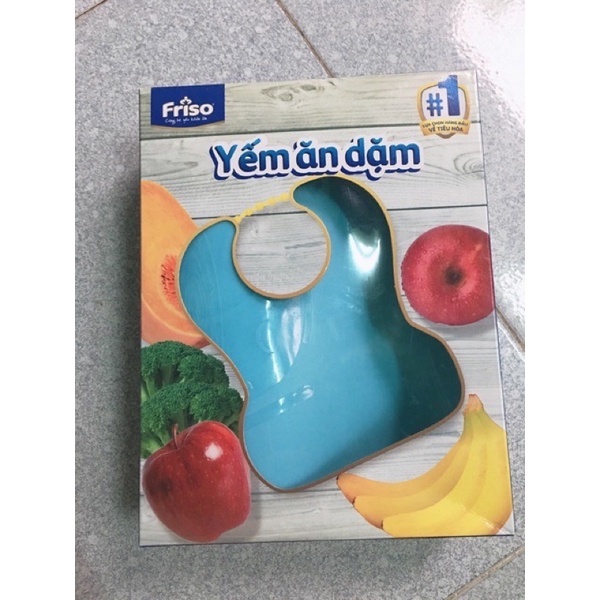 Yếm máng ăn dặm  cho bé Friso