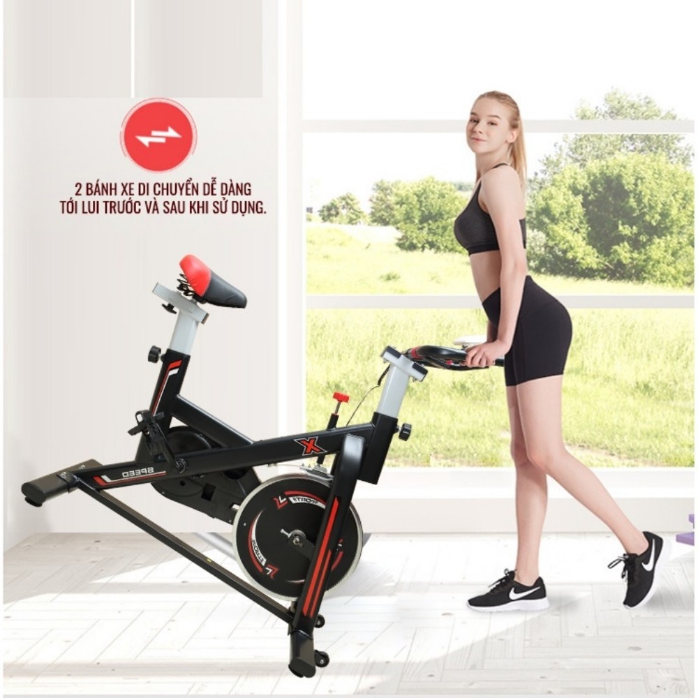 Xe đạp tập thể dục, gym tại nhà Kagawa X8 [CAO CẤP] đa chức năng, bảo hành 6 năm, tặng 5 quà tặng