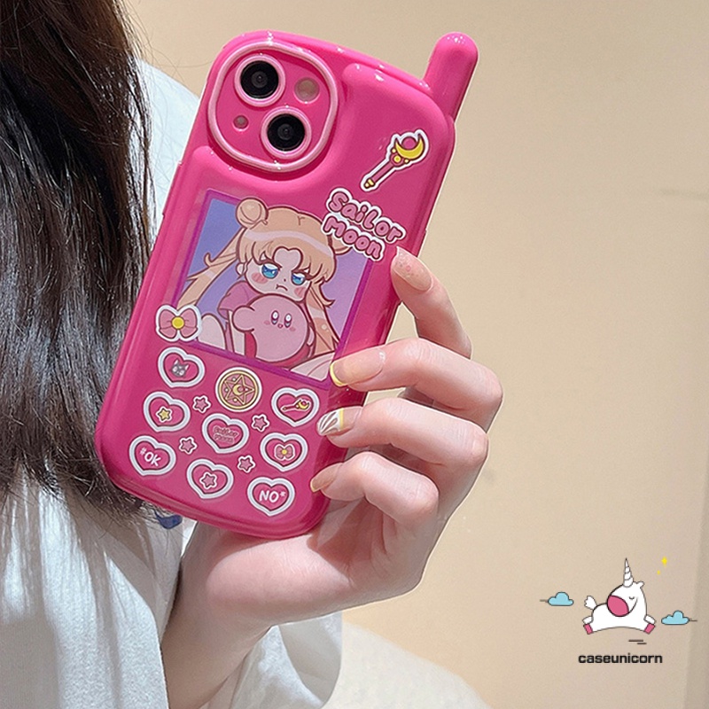 Ốp Điện Thoại Đệm Khí In Hình Thủy Thủ Mặt Trăng Kawaii Cho iPhone 7 8 Plus X XR XS Max 11 12 13 14 Pro Max