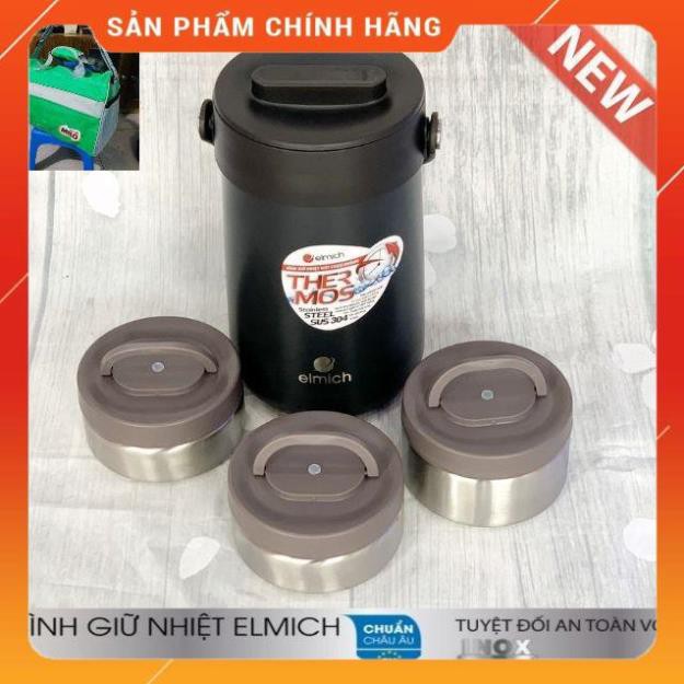 [ XẢ HÀNG] BÌNH ĐỰNG THỨC ĂN GIỮ NHIỆT 1500ML EL3129, BÌNH ELMICH EL3129 1500ML