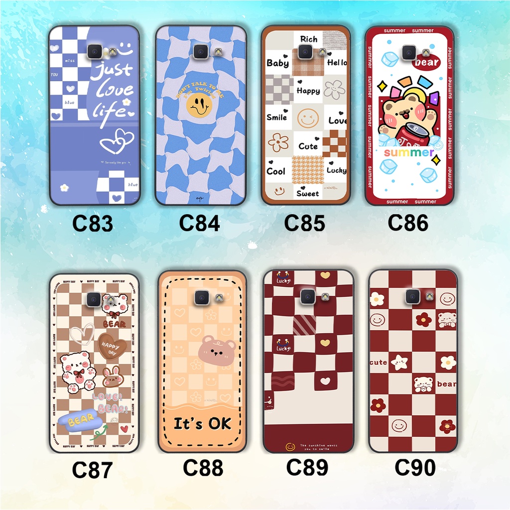 Ốp lưng Samsung J5 Prime / J7 Prime trái tim mặt cười, gấu cute thể thao cá tính