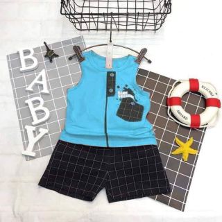 Bộ cotton đep cho bé trai